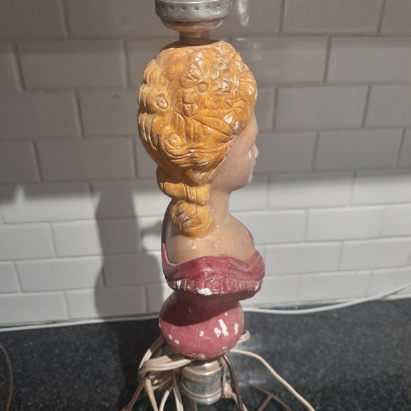 Antique Chalkware Lamps - Picture 8 of 16